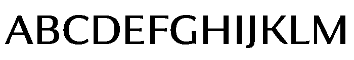 Collier Sans Extended Book Font UPPERCASE