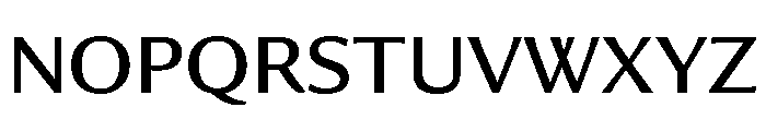 Collier Sans Extended Book Font UPPERCASE