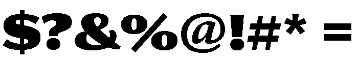 Collier Sans Extended Extra Black Font OTHER CHARS