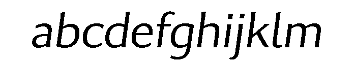 Collier Sans Extended Extra Light Italic FONT