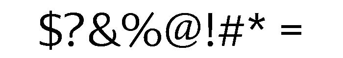 Collier Sans Extended Extra Light Font OTHER CHARS