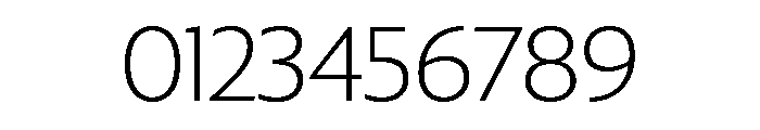 Collier Sans Extended Hairline Font OTHER CHARS