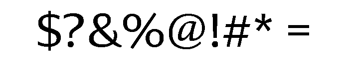 Collier Sans Extended Light Font OTHER CHARS