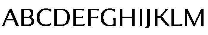Collier Sans Extended Light Font UPPERCASE