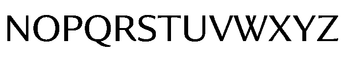 Collier Sans Extended Light Font UPPERCASE
