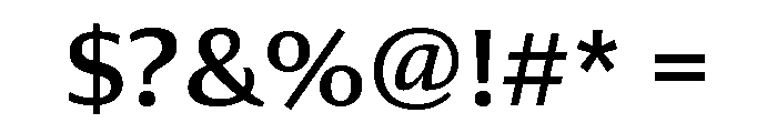 Collier Sans Extended Regular Font OTHER CHARS