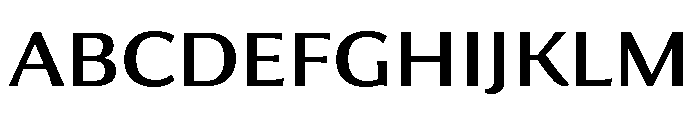 Collier Sans Extended Regular Font UPPERCASE
