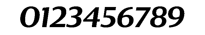 Collier Sans Extended Semi Bold Italic Font OTHER CHARS