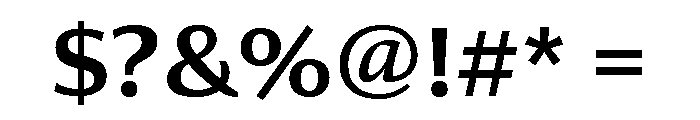Collier Sans Extended Semi Bold Font OTHER CHARS