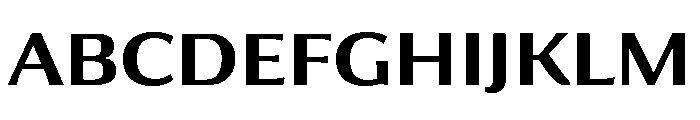 Collier Sans Extended Semi Bold Font UPPERCASE