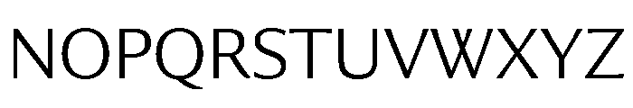 Collier Sans Extended Thin Font UPPERCASE