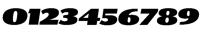 Collier Sans Extended Ultra Italic Font OTHER CHARS
