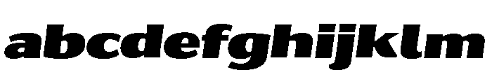 Collier Sans Extended Ultra Italic FONT