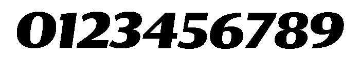 Collier Sans Extra Bold Italic Font OTHER CHARS