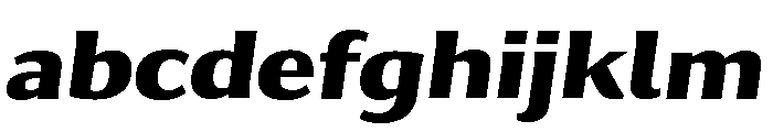 Collier Sans Extra Bold Italic FONT