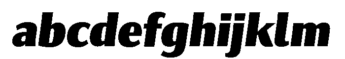 Collier Sans Extra Compressed Black Italic FONT