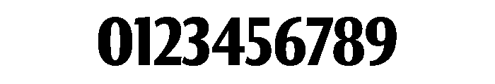 Collier Sans Extra Compressed Bold Font OTHER CHARS