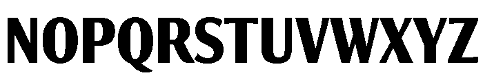 Collier Sans Extra Compressed Bold Font UPPERCASE