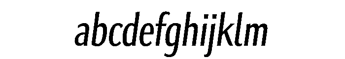 Collier Sans Extra Compressed Book Italic FONT