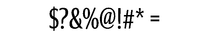 Collier Sans Extra Compressed Book Font OTHER CHARS