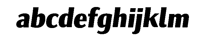 Collier Sans Extra Compressed Extra Bold Italic FONT