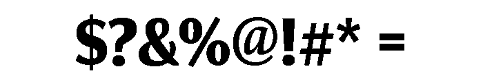 Collier Sans Extra Compressed Extra Bold Font OTHER CHARS