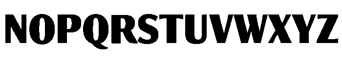 Collier Sans Extra Compressed Extra Bold Font UPPERCASE