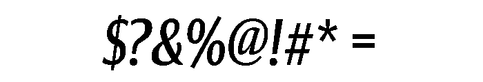 Collier Sans Extra Compressed Regular Italic Font OTHER CHARS