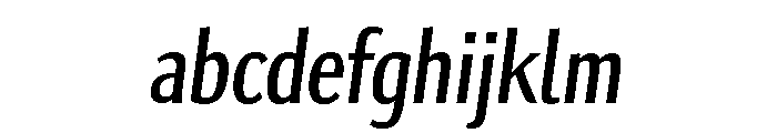 Collier Sans Extra Compressed Regular Italic FONT