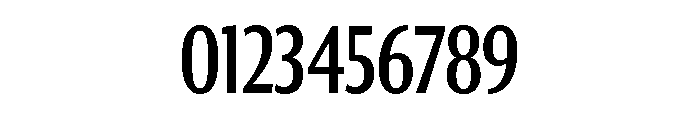 Collier Sans Extra Compressed Regular Font OTHER CHARS