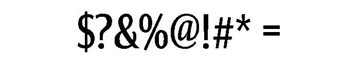 Collier Sans Extra Compressed Regular Font OTHER CHARS