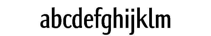 Collier Sans Extra Compressed Regular FONT