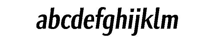 Collier Sans Extra Compressed Semi Bold Italic FONT