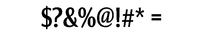 Collier Sans Extra Compressed Semi Bold Font OTHER CHARS