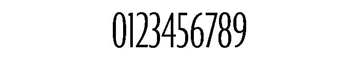 Collier Sans Extra Compressed Thin Font OTHER CHARS