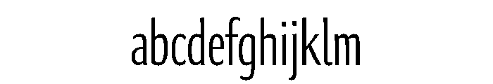 Collier Sans Extra Compressed Thin FONT