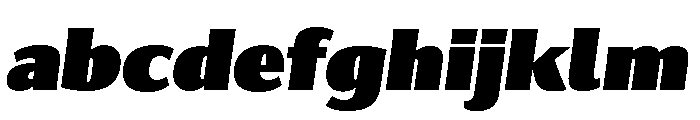 Collier Sans Extra Compressed Ultra Italic FONT