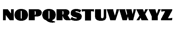Collier Sans Extra Compressed Ultra Font UPPERCASE