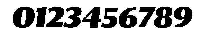 Collier Sans Extra Condensed Black Italic Font OTHER CHARS