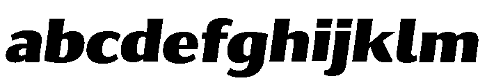 Collier Sans Extra Condensed Black Italic FONT
