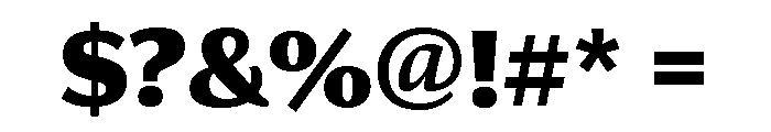 Collier Sans Extra Condensed Black Font OTHER CHARS