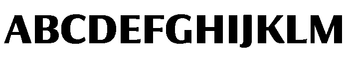 Collier Sans Extra Condensed Bold Font UPPERCASE