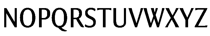 Collier Sans Extra Condensed Book Font UPPERCASE