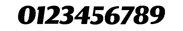Collier Sans Extra Condensed Extra Bold Italic Font OTHER CHARS