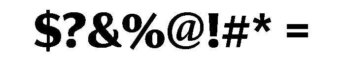 Collier Sans Extra Condensed Extra Bold Font OTHER CHARS