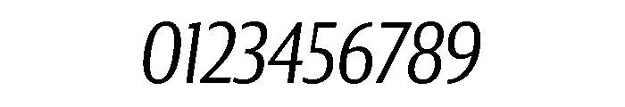 Collier Sans Extra Condensed Extra Light Italic Font OTHER CHARS
