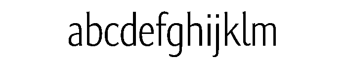 Collier Sans Extra Condensed Extra Thin FONT
