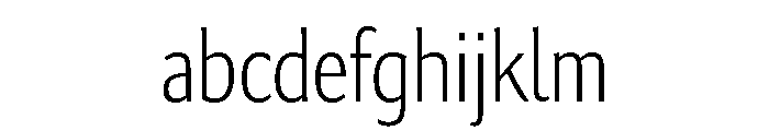 Collier Sans Extra Condensed Hairline FONT