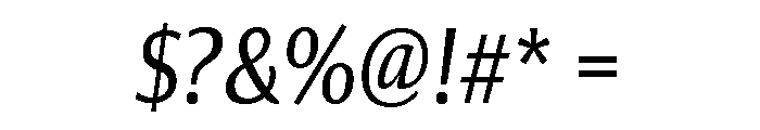 Collier Sans Extra Condensed Light Italic Font OTHER CHARS