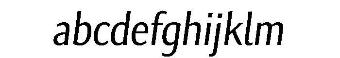Collier Sans Extra Condensed Light Italic FONT